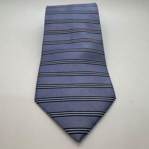 Jos. A. Bank Striped Necktie - Blue, White, Black -‎ Business, Casual